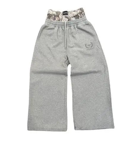 NeoFlex Y2K Embroidered Zipper Pants