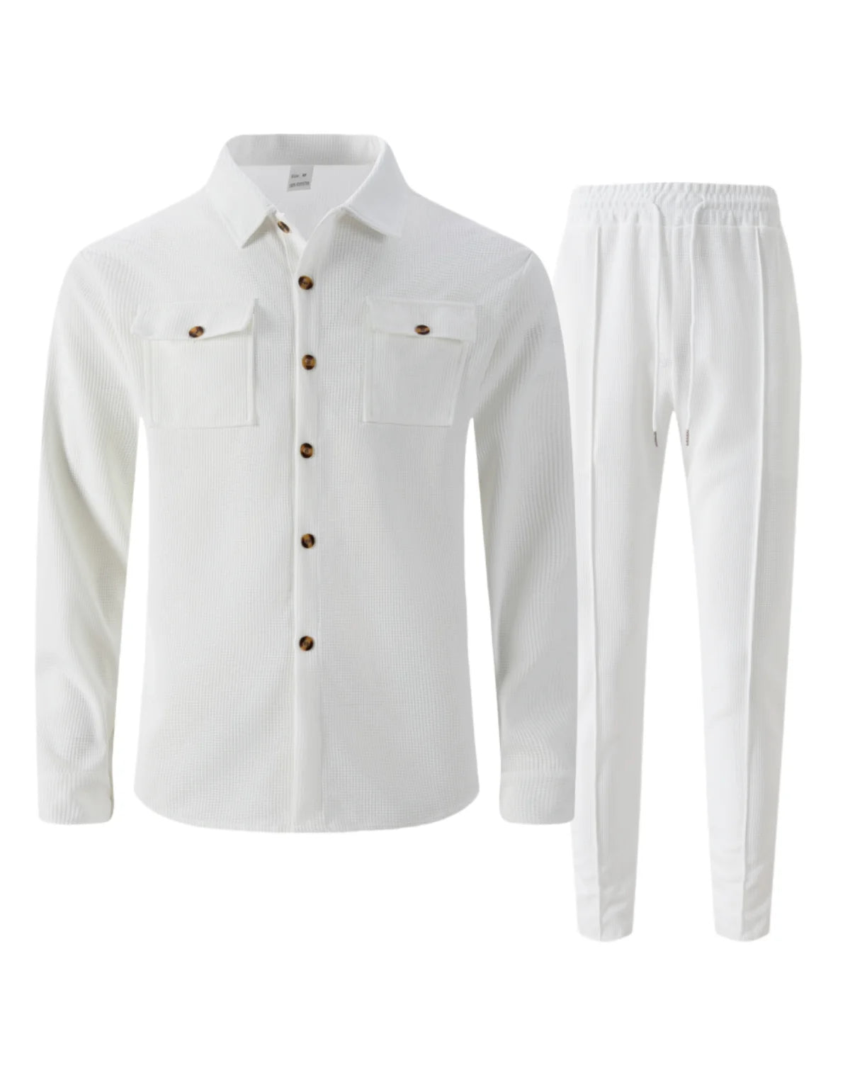 UrbanEase Padded Streetwear Two-Piece Set