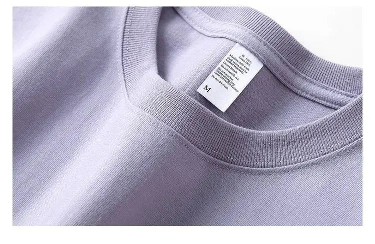 Charcoal Elegance Cotton Tee