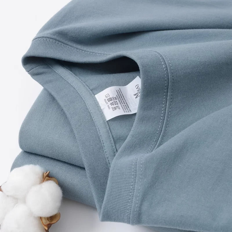 Charcoal Elegance Cotton Tee
