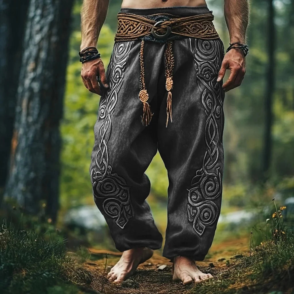 OdinCore Nordic Raven 3D Beach Pants