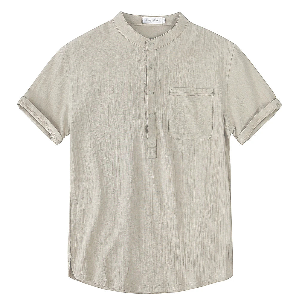 BreezeLite Linen-Cotton Summer Tee