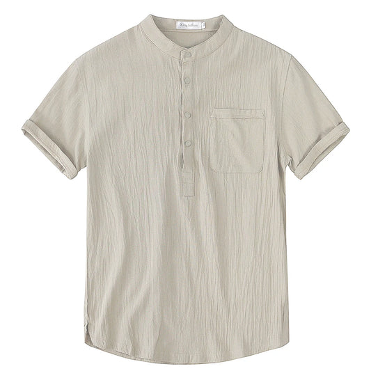 BreezeLite Linen-Cotton Summer Tee