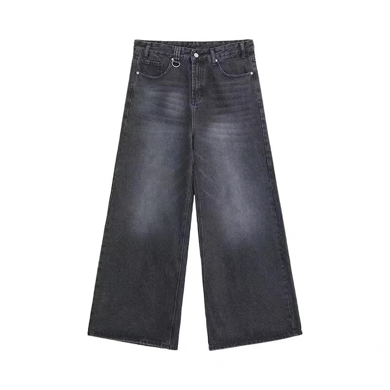 RetroCore Wide-Leg Vintage Denim Jeans