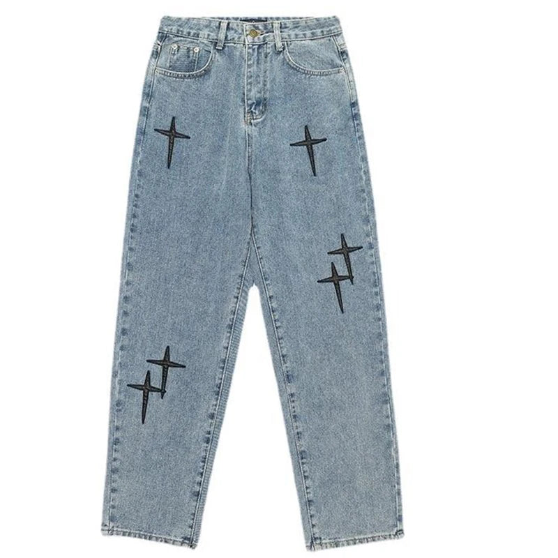 StarVision Vintage Wide-Leg Cargo Jeans