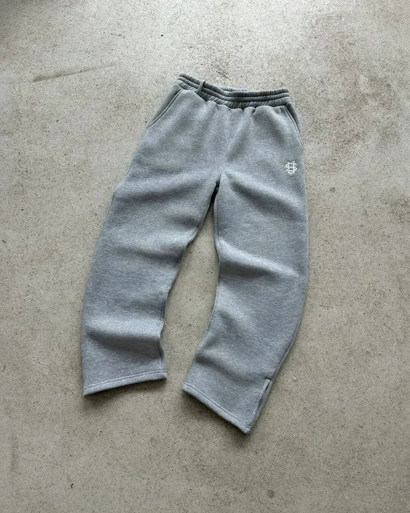 NeoFlex Y2K Embroidered Zipper Pants