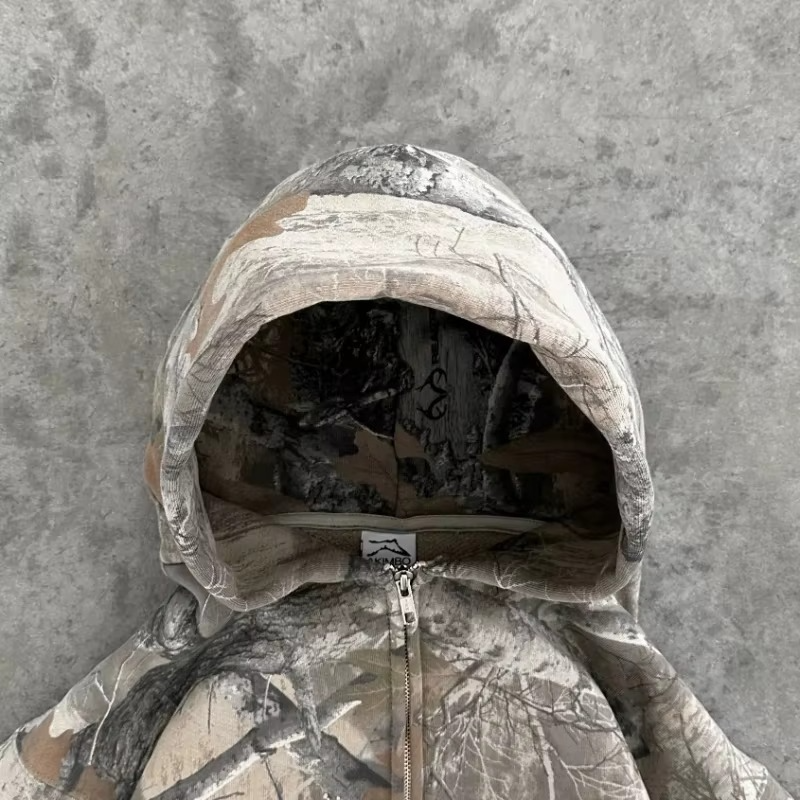 Eclipse Camo Luxe Zip Hoodie