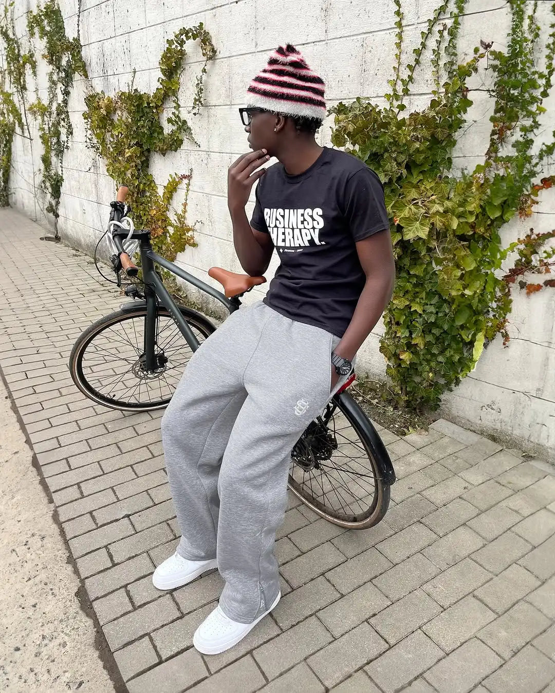 Y2K Embroidered Wide-Leg Street Joggers