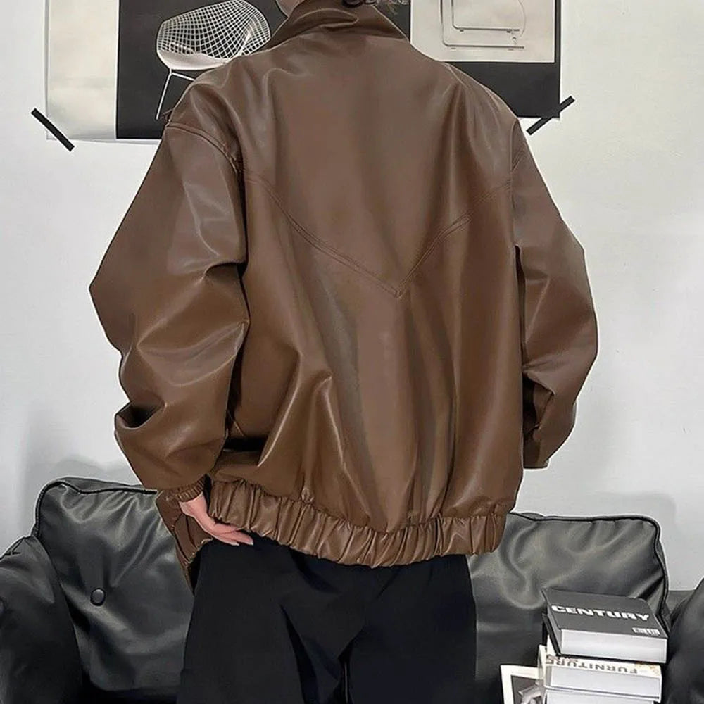Vanguard PU Leather Street Biker Jacket