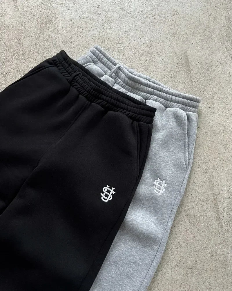 NeoFlex Y2K Embroidered Zipper Pants