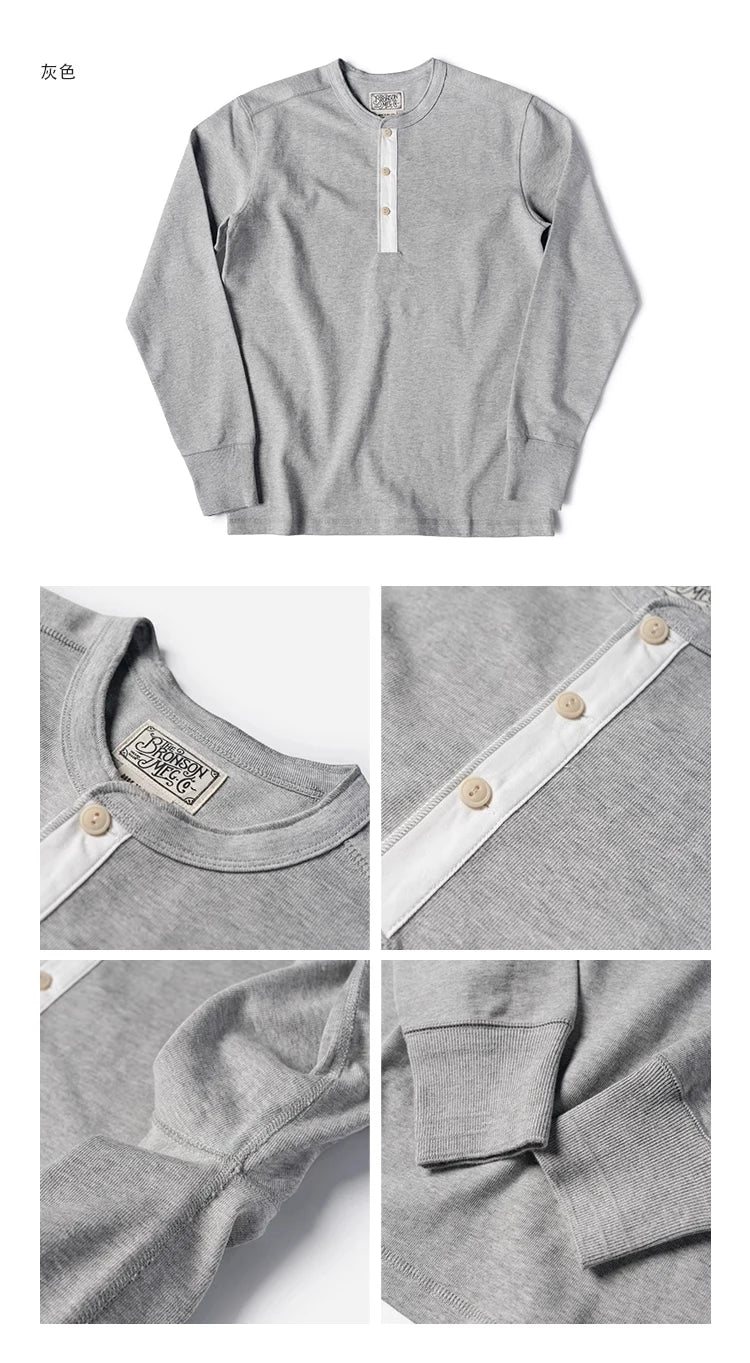 Bronson Heritage 350G Heavyweight Henley