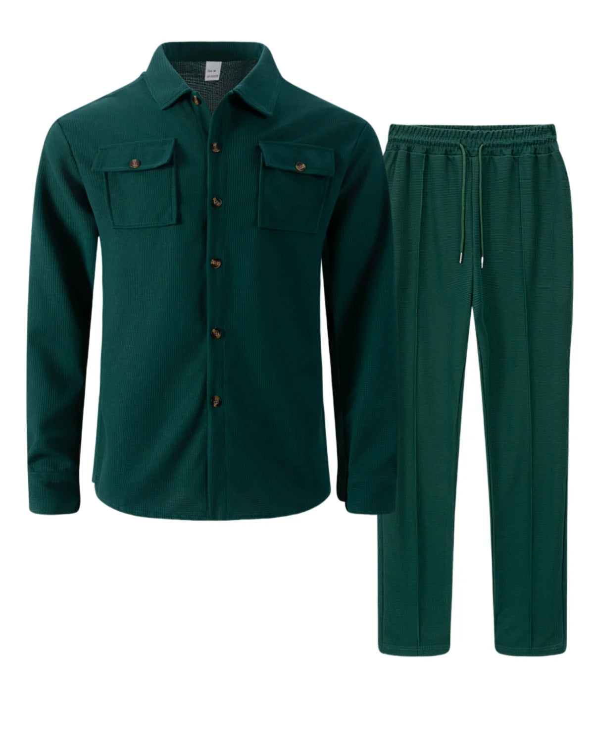 UrbanEase Padded Streetwear Two-Piece Set