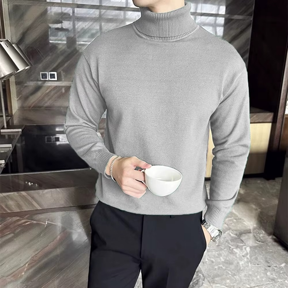 SeoulCore Fleece Knit Turtleneck Sweater