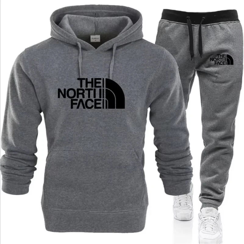 EcoLuxe Autumn Print Hoodie Set