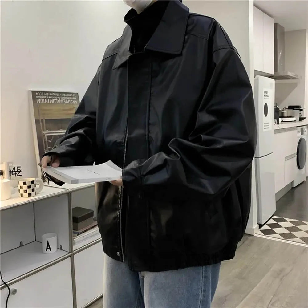 NoirEdge Retro PU Performance Jacket