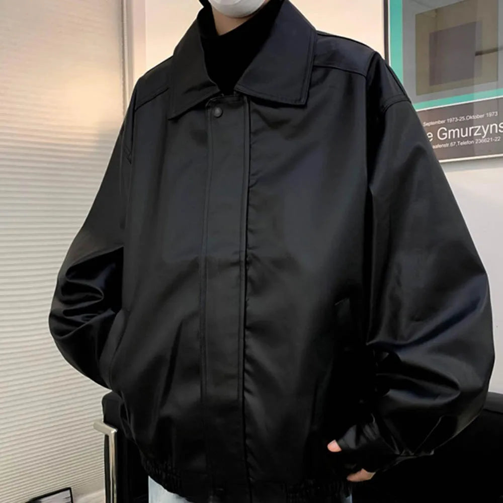 NoirEdge Retro PU Performance Jacket