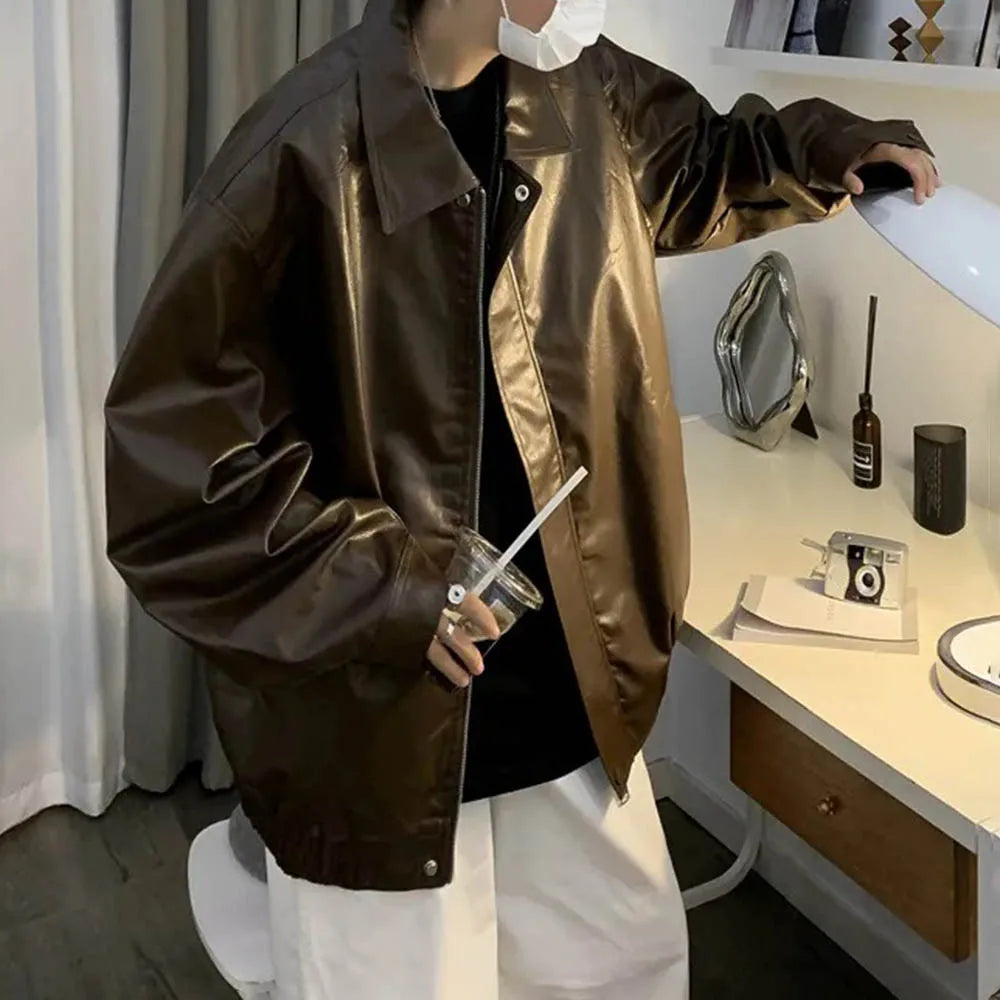 NoirEdge Retro PU Performance Jacket