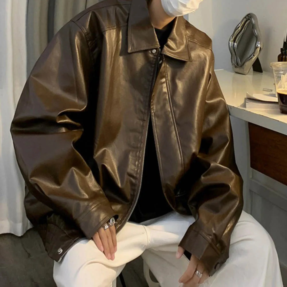 NoirEdge Retro PU Performance Jacket