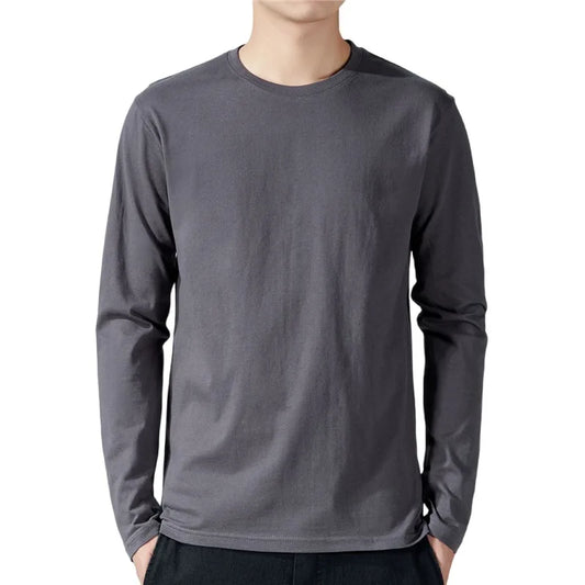 Essential Cotton Long-Sleeve Luxe Tee