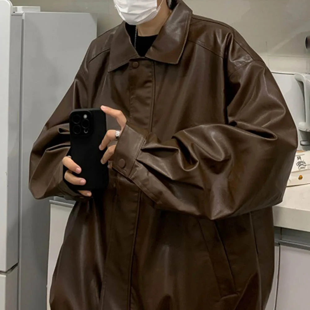 NoirEdge Retro PU Performance Jacket