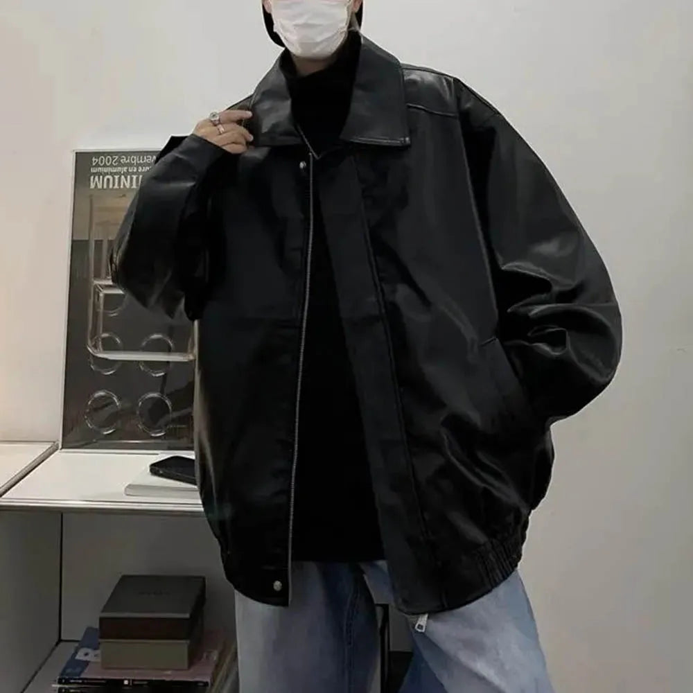NoirEdge Retro PU Performance Jacket