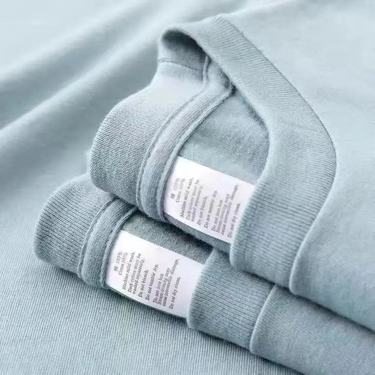 Charcoal Elegance Cotton Tee