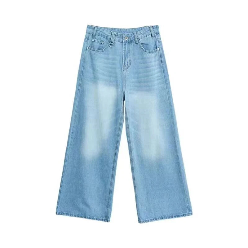 RetroCore Wide-Leg Vintage Denim Jeans