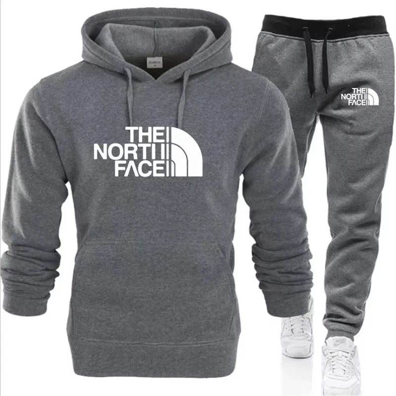 EcoLuxe Autumn Print Hoodie Set