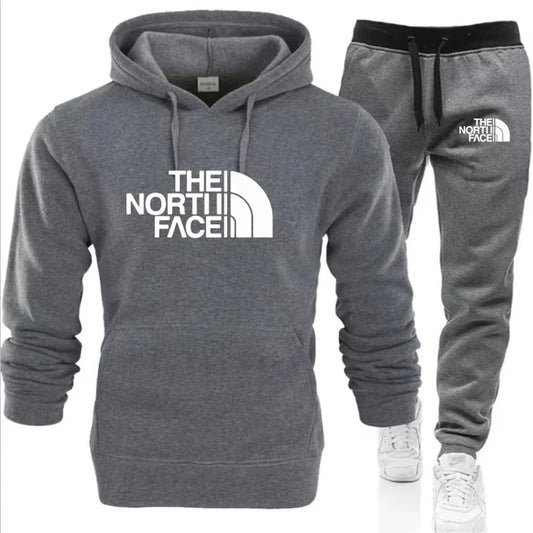 EcoLuxe Autumn Print Hoodie Set