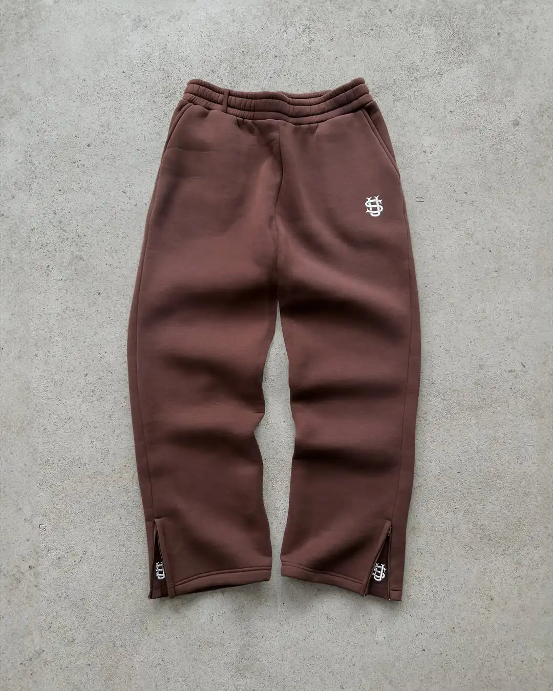 Y2K Embroidered Wide-Leg Street Joggers