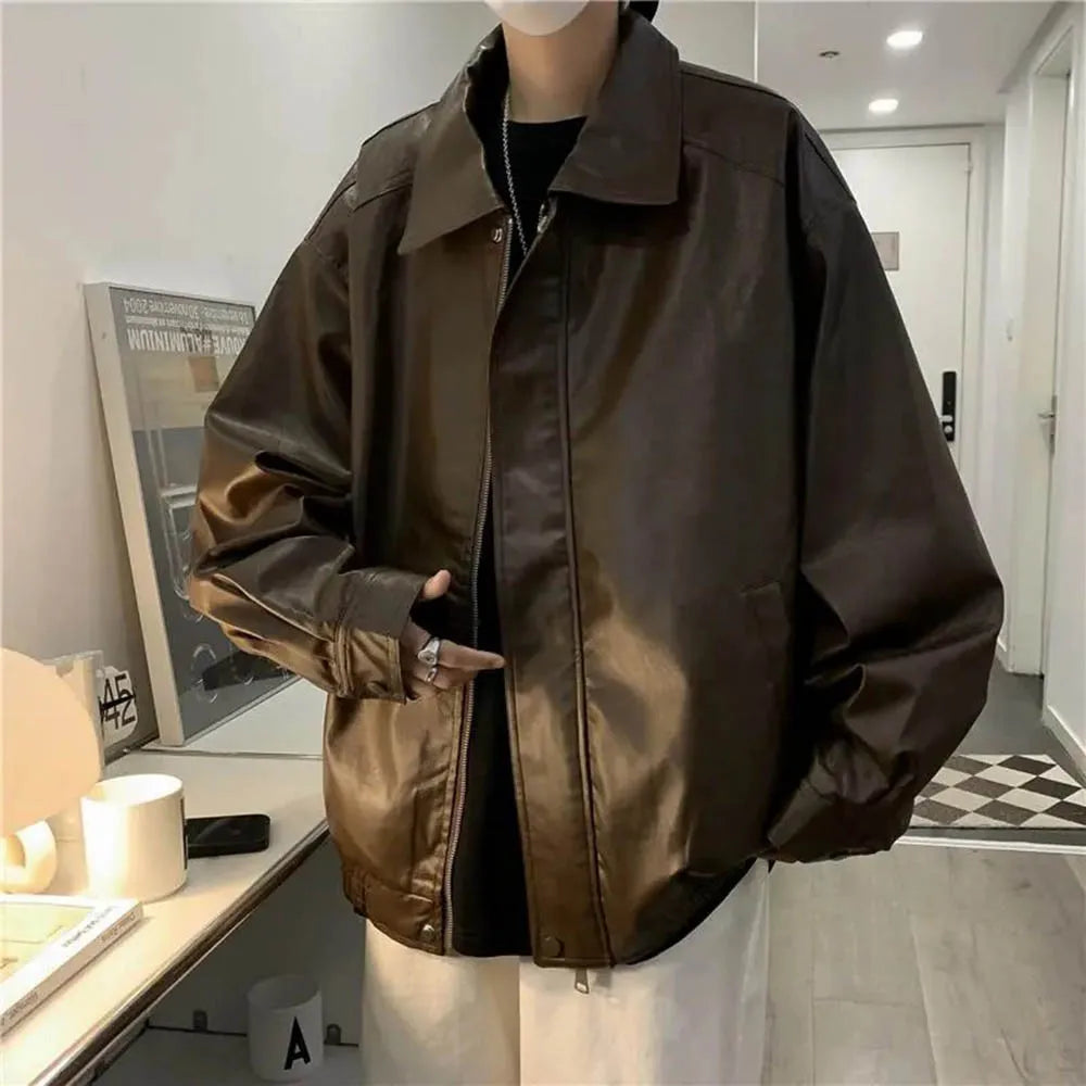 NoirEdge Retro PU Performance Jacket