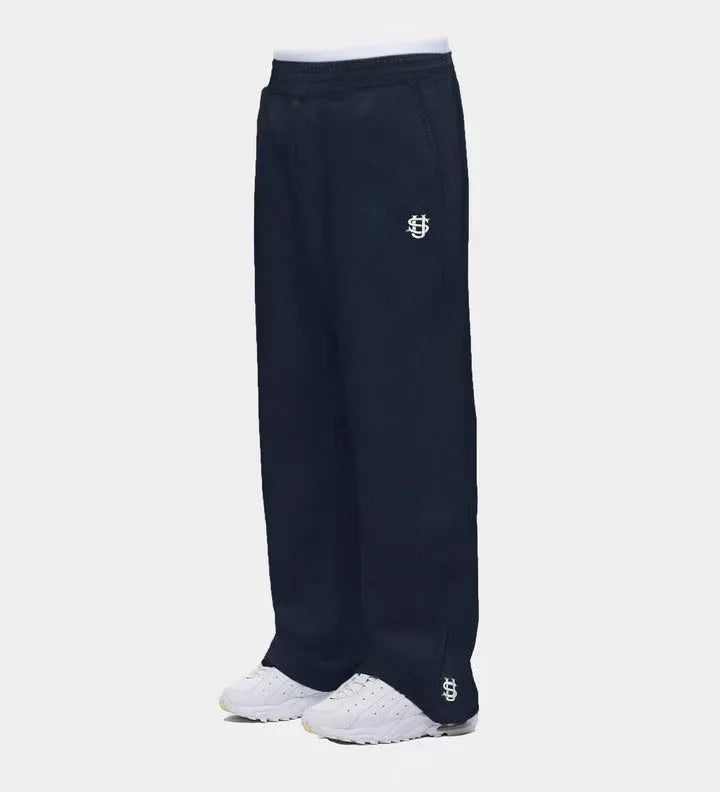 Y2K Embroidered Wide-Leg Street Joggers