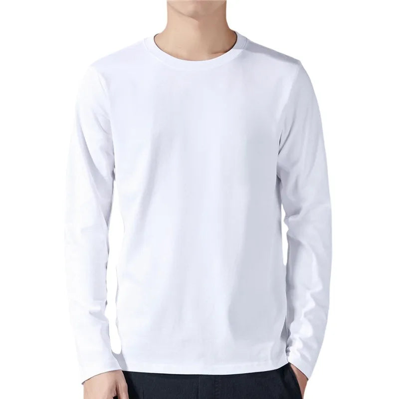 Essential Cotton Long-Sleeve Luxe Tee