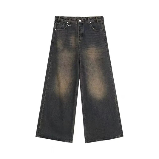 RetroCore Wide-Leg Vintage Denim Jeans