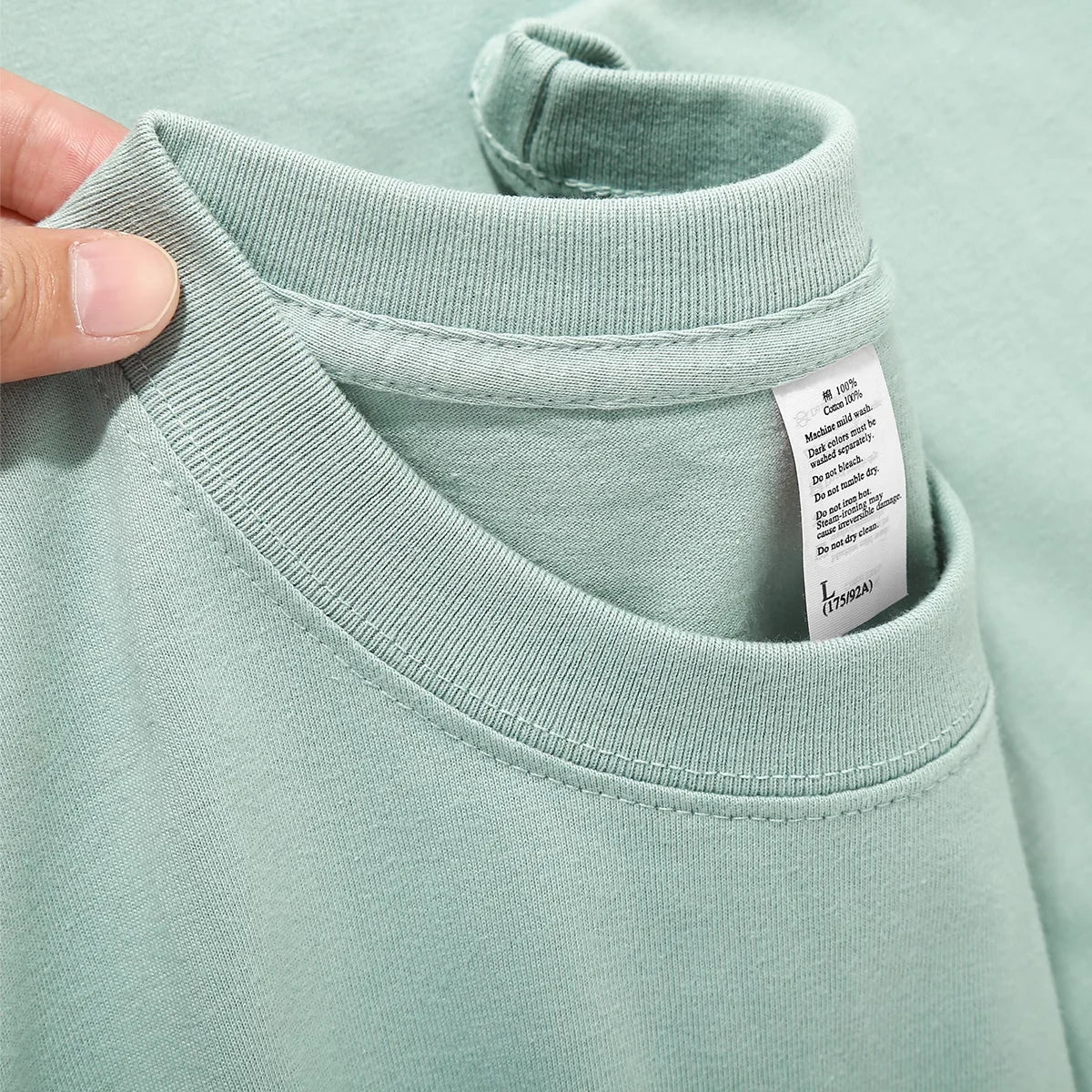 Charcoal Elegance Cotton Tee