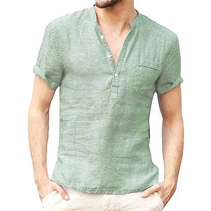 BreezeLite Linen-Cotton Summer Tee