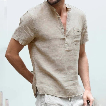 BreezeLite Linen-Cotton Summer Tee