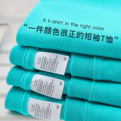 Charcoal Elegance Cotton Tee