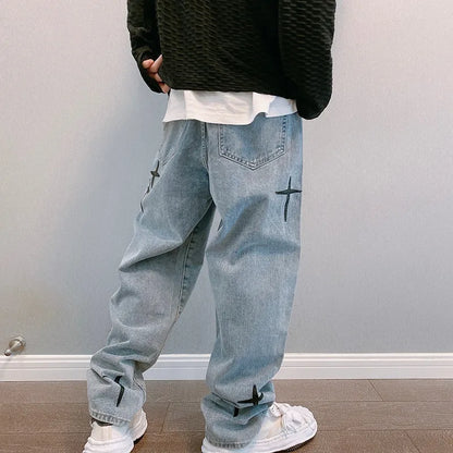 StarVision Vintage Wide-Leg Cargo Jeans