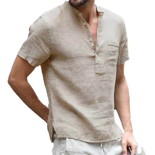 BreezeLite Linen-Cotton Summer Tee