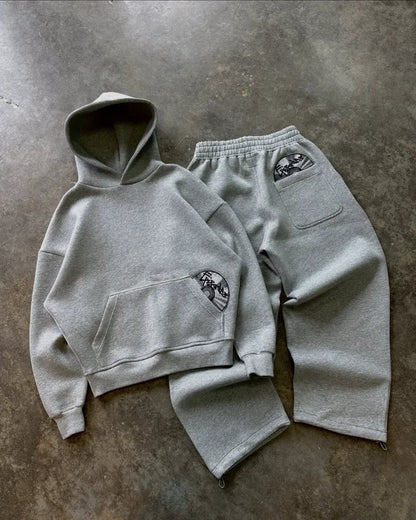 Vortex Street Luxe Embroidered Tracksuit Set