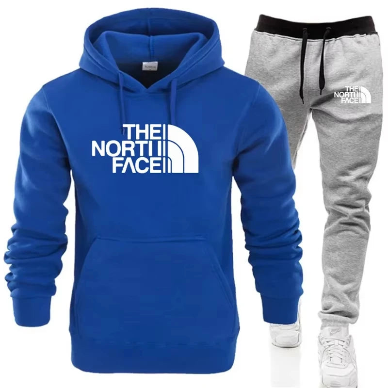EcoLuxe Autumn Print Hoodie Set