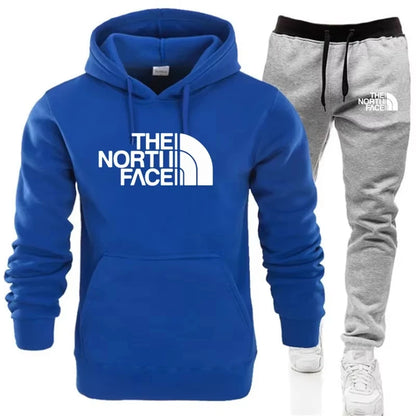 EcoLuxe Autumn Print Hoodie Set