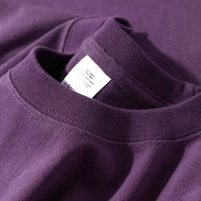 Charcoal Elegance Cotton Tee