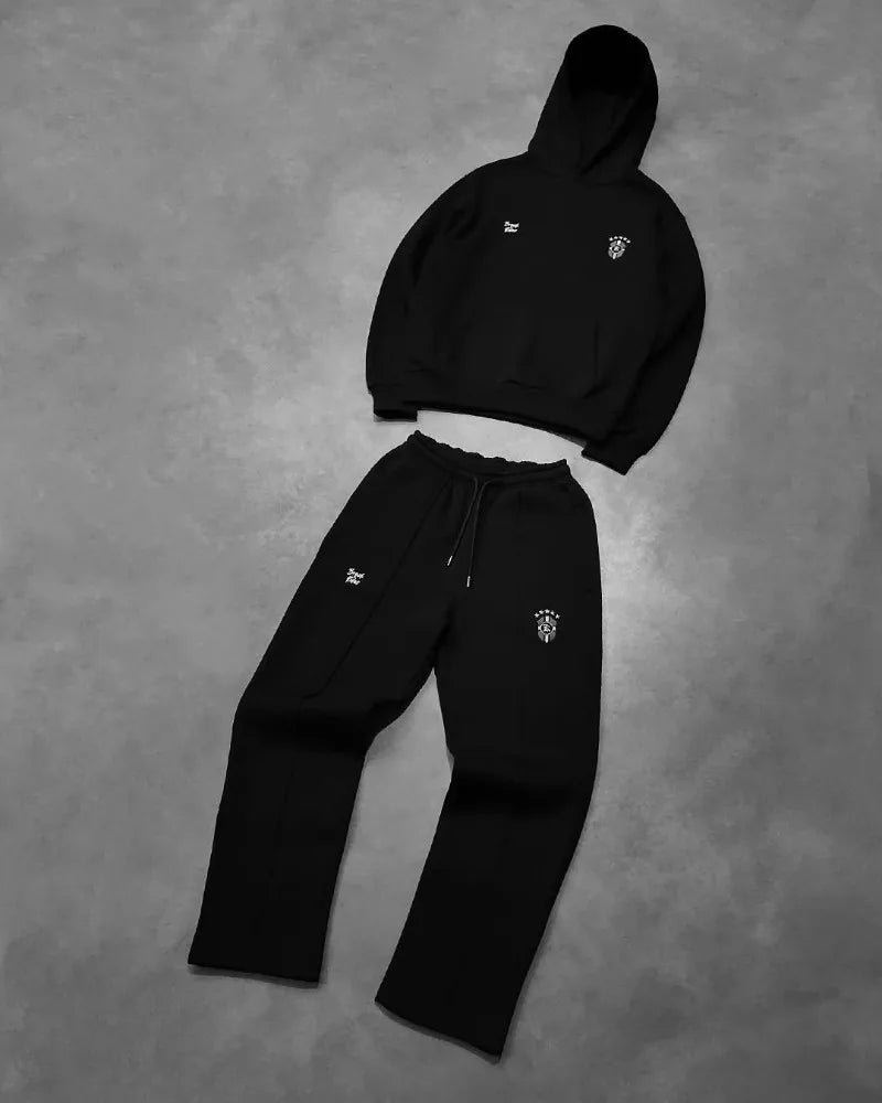 Gothic Street Luxe Embroidered Y2K Tracksuit