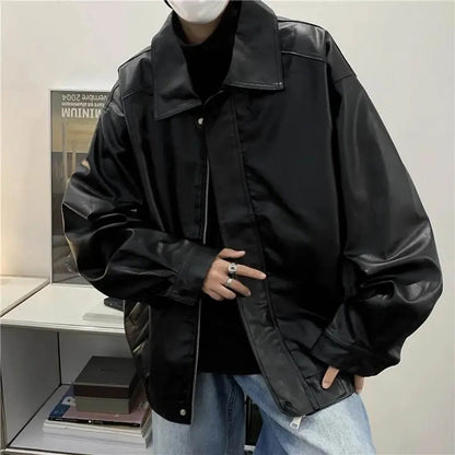 NoirEdge Retro PU Performance Jacket
