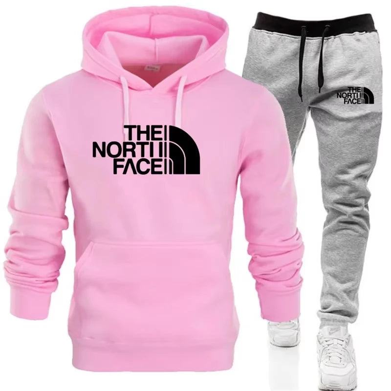 EcoLuxe Autumn Print Hoodie Set