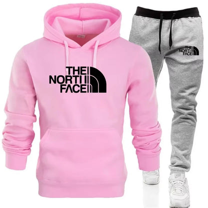 EcoLuxe Autumn Print Hoodie Set
