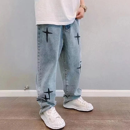 StarVision Vintage Wide-Leg Cargo Jeans