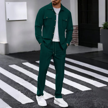 UrbanEase Padded Streetwear Two-Piece Set
